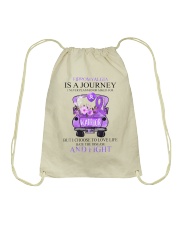 Fibromyalgia is a journey Drawstring Bag tile