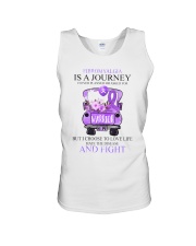 Fibromyalgia is a journey Unisex Tank tile