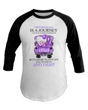 Fibromyalgia is a journey Baseball Tee tile