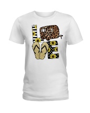 Love camping Ladies T-Shirt tile