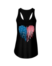 Dragon heart American flag Ladies Flowy Tank tile