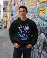 Salty lil beach Crewneck Sweatshirt lifestyle-unisex-sweatshirt-front-2