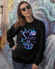 Salty lil beach Crewneck Sweatshirt lifestyle-unisex-sweatshirt-front-3