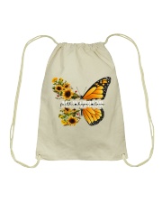 Faith hope love Drawstring Bag tile