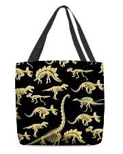 Dinosaur skeletons Haloween All-over Tote front