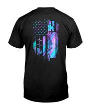 Trucker American flag Classic T-Shirt tile
