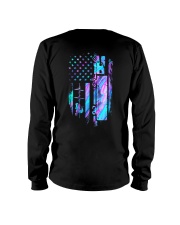 Trucker American flag Long Sleeve Tee tile