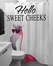 Hello sweet cheeks Shower Curtain aos-shower-curtains-71x74-lifestyle-front-04