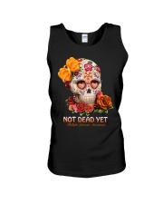 Not dead yet Unisex Tank tile