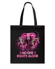 No one fights alone Tote Bag tile