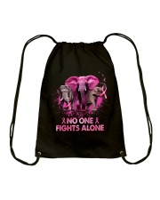 No one fights alone Drawstring Bag tile