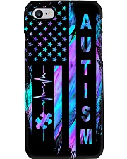 Autism awareness American flag Phone Case i-phone-8-case