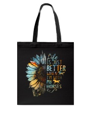 Life is better Tote Bag tile