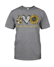 Peace love sunshine Classic T-Shirt front