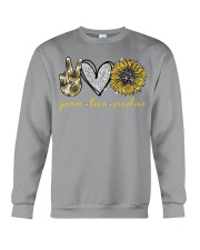 Peace love sunshine Crewneck Sweatshirt tile