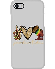 Peace Love Melanin - Printed Apparels Phone Case tile