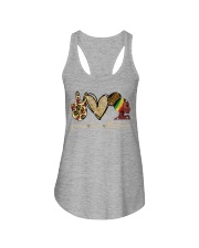 Peace Love Melanin - Printed Apparels Ladies Flowy Tank tile