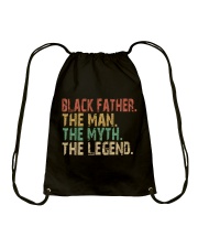Black father the man the myth the legend Drawstring Bag tile