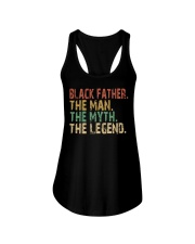 Black father the man the myth the legend Ladies Flowy Tank tile