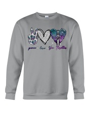 Peace Love You matter Crewneck Sweatshirt tile