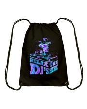 Relax The DJ's Here Drawstring Bag tile