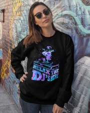 Relax The DJ's Here Crewneck Sweatshirt lifestyle-unisex-sweatshirt-front-3