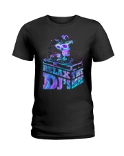 Relax The DJ's Here Ladies T-Shirt tile