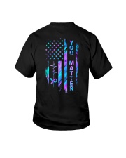 You matter American flag Youth T-Shirt tile