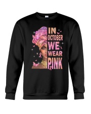 In October we wear Pink Crewneck Sweatshirt tile