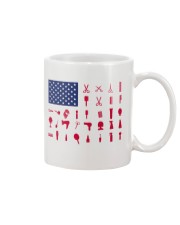 Hairdresser American flag Mug tile