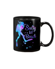 Salty lil beach Mug tile
