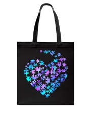 Autism heart Tote Bag tile