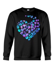 Autism heart Crewneck Sweatshirt front
