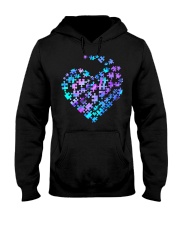 Autism heart Hooded Sweatshirt tile