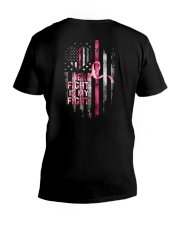 Her fight is my fight V-Neck T-Shirt tile