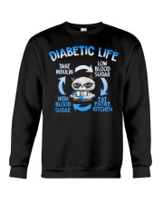 So done with this diabetic life Crewneck Sweatshirt tile