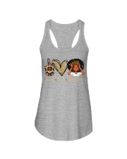 Peace Love Melanin - Printed apparels Ladies Flowy Tank tile
