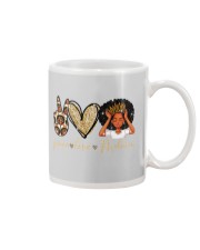 Peace Love Melanin - Printed apparels Mug tile