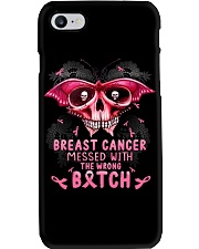 Breast cancer messed Phone Case tile