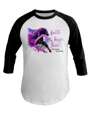 Faith hope love Baseball Tee tile
