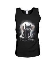 I hate people Unisex Tank tile