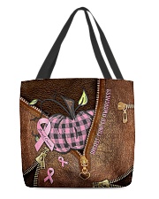 Breast cancer awareness Leather pattern print All-over Tote back