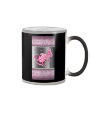 Breast cancer awareness Color Changing Mug tile