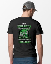I'm a truck driver Classic T-Shirt lifestyle-mens-crewneck-back-6