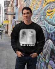 The x-ray of my heart Crewneck Sweatshirt lifestyle-unisex-sweatshirt-front-2