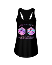 Check your boobs Ladies Flowy Tank tile