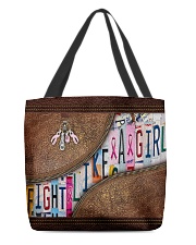 Fight like a girl All-over Tote front