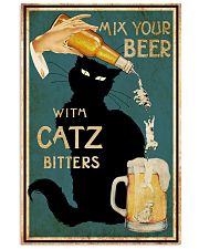 Mix Your Beer with Catz Bitters 11x17 Poster front