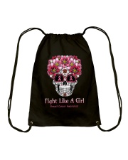 Fight like a girl Drawstring Bag tile