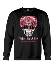 Fight like a girl Crewneck Sweatshirt tile